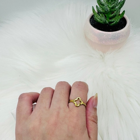 Jewelry Ring Bundle - Stainless Steel, 18K Gold Plated - Picture 3 of 7